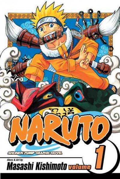 Naruto , #1 : The tests of the Ninja / story and art by Masashi Kishimoto.