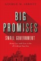 Go to record Big promises, small government : doing less with less in t...
